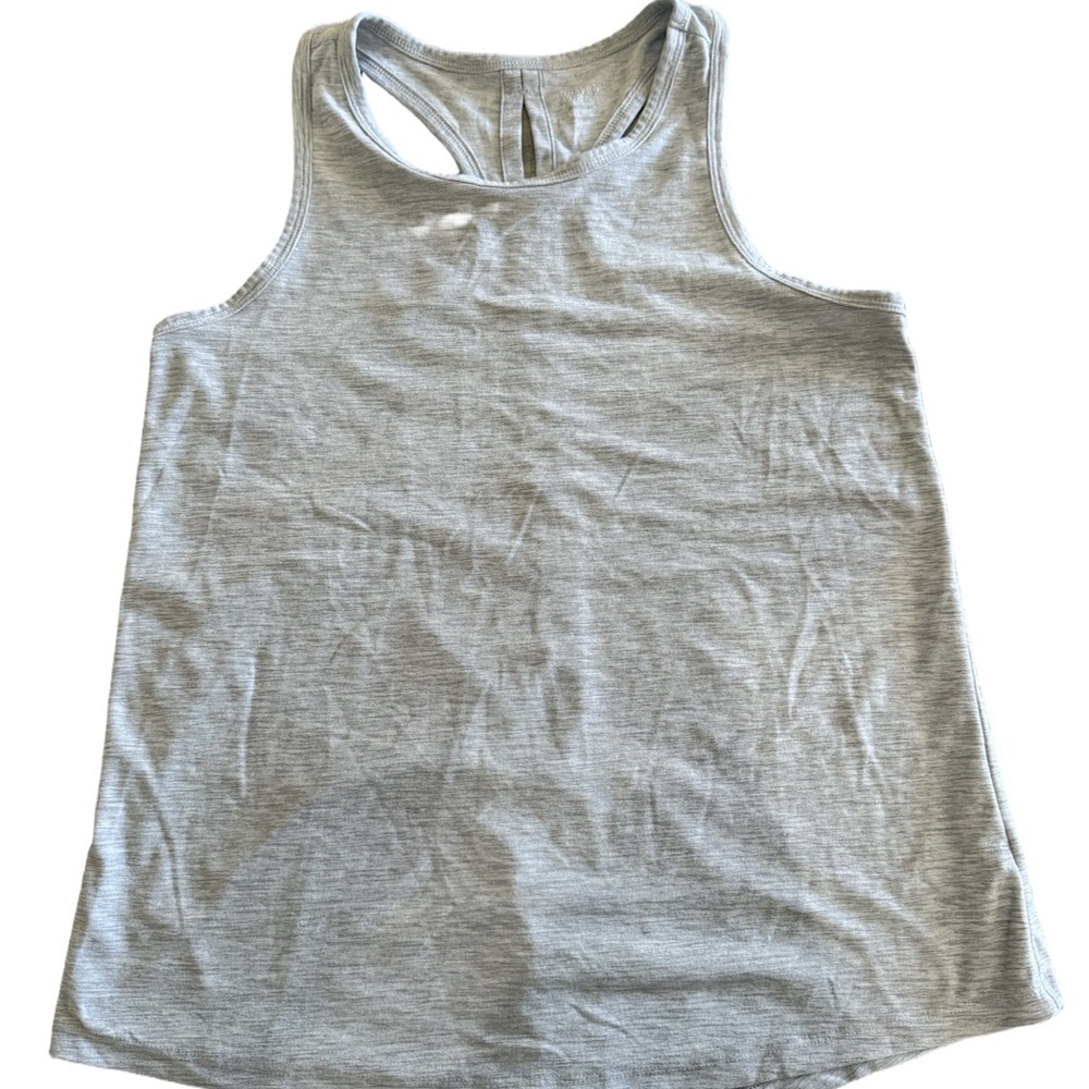 Old Navy Light Gray Women's Workout Tank with Back Tie Size small